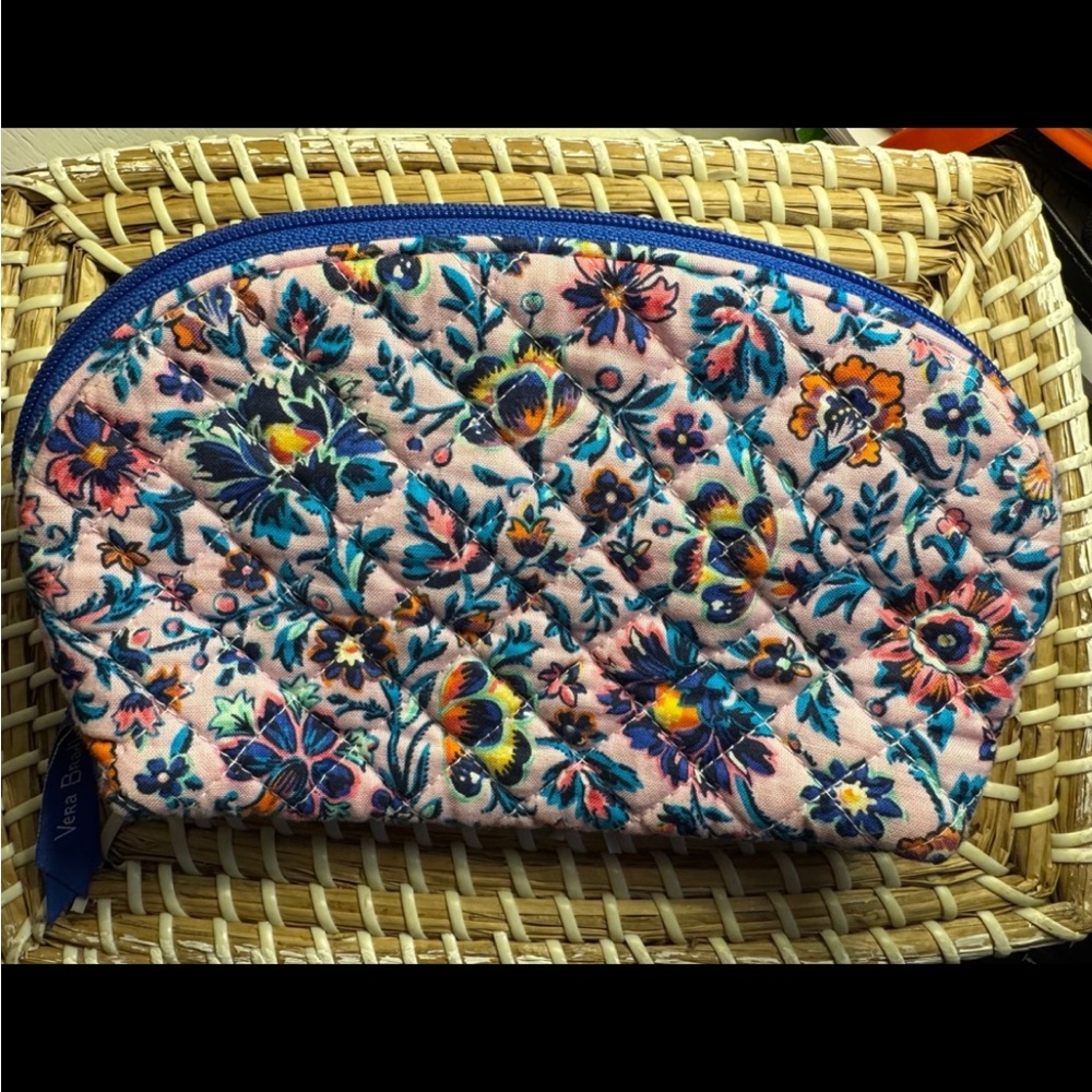 Vera Bradley Floral Quilted cosmetic bad